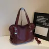 Bolso de Mujer 2026 Primavera Nuevo Estilo Bolso Tote para el Trabajo Retro Europeo y Americano Bolso de Hombro Cruzado de un Solo Hombro Gran Capacidad Bolso Sencillo para el Brazo