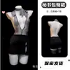 Lencería Nocturna Atuendo Sexy de Secretaria Falda Bodycon Uniforme Seductor Uniforme de Rol de Oficina Cita