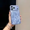 Aplicable a iPhone 18promax Funda de Teléfono Textura de Cuero Gasa Se Convierte Instantáneamente en iPhone17 Cubierta Mate Anticaídas Otoño/Invierno 16