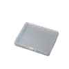 Caja Plástica Transparente PP Pequeña y Plana para Joyería, Cuentas, Accesorios, Herramientas de Ferretería, Juguetes y Empaque de Arte con Cuentas