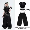 Ropa para Niñas de Jazz Danza Moderna Fresca Ropa de Práctica JAZZ para Niños Disfraz de Performance de Street Dance Infantil Atuendo de Moda para Niñas