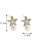 Pendientes Geométricos de Perlas con Pasador de Plata 925 para Mujer, Pendientes de Moda, Borlas, Pendientes de Alta Gama, Pendientes Retro