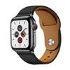 Adecuado para Apple Watch3456 Se Iwatch7 Hebilla de Tachuelas Retro Primera Capa Cuero Genuino Correa para Apple Watch