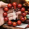 Olho de gato sândalo vermelho cártamo pera sândalo vermelho brasileiro fabricantes de contas pulseira pulseira para homens e mulheres 1.5 1.8 2.0
