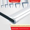 3mm vidro anti-colisão tira em forma de u mesa de centro mesa de centro embrulhar tira de borracha transparente invisível pvc doméstico canto protetor borracha macia
