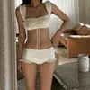 Novo Top Tube Tecido Brilhante com Micro Glitter Estilo Coreano, Um Ombro Só, Cordão Ajustável, Cintura Alta, Fenda, Roupa de Banho para Férias na Praia para Mulheres