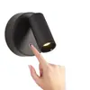 Protección Ocular Transfronteriza Lámpara de Mesita de Noche para Dormitorio Lámpara de Pared LED para Interiores Sin Cableado Luz Nocturna Magnética Luz Nocturna Recargable Montada en Pared