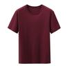 Camiseta Branca 100% Algodão Plus Size 2026 Verão Estilo Dopamina Rejuvenescedor, Top Emagrecedor, Unissex Manga Curta