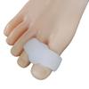 Separador de dedo pulgar del pie almohadilla separadora almohadilla aislante silicona perforada/no perforada ocho grande/ocho grande
