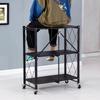 Estante Plegable Transfronterizo para Horno de Microondas, Suministros de Cocina sin Instalación, Nuevo Estante de Almacenamiento Multicapa de Pie