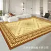 Tapete Persa para Sala de Estar, Resistente a Manchas e Fácil de Cuidar, Tapete de Chão Estampado para Uso Doméstico, Tapete ao Lado da Cama do Quarto, Mais Vendido na Amazon, Lavável