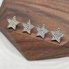 Five-pointed estrela de diamante botão de metal moda Chanel estilo camisola camisa cardigan fivela top roupas jóias fivela
