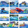 Procesamiento y Personalización de Tobogán Inflable Combinado para Parque Acuático Juego Acuático Material de PVC Engrosado Piscina Juguetes para Niños