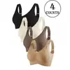 Sujetador Ajustable Transfronterizo para Mujeres con Tallas de Busto Grandes, Minimizador de Apariencia, Anti-Caída, Talla Grande, Sin Costuras, Recogedor Lateral del Pecho, Sujetador para Mujer, Push-Up