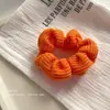 Cuerda de Pelo de Lana Tejida de Color Otoño e Invierno para Mujer, Cuerda de Pelo Simple Elegante, Joyería para la Cabeza de Alta Elasticidad