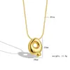 10 Piezas Mínimo 3% de descuento Transfronterizo Globo Burbuja Gordito Collar de 26 Letras Colgante Versátil Simple Accesorio