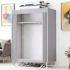 Perchero para uso doméstico en el dormitorio, perchero de pie, perchero pequeño y sencillo para almacenamiento de ropa en dormitorio