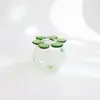 Pássaro de vidro artificial arranjo de flores eternas artesanato transfronteiriço comércio exterior Zibo Boshan decoração para carro e mesa de escritório
