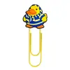 Clips de Papel de Patito Amarillo de Dibujos Animados Creativos Marcadores de Libros Pines de Encuadernación de Patitos Lindos Clips de Papel de Oficina Venta al por Mayor