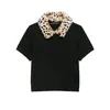 AliExpress Wholesale Otoño Nuevo Ropa para Mujer Versátil Desmontable Cuello con Efecto Piel Sintética Cárdigan de Punto