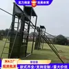 Equipo de Entrenamiento de Escalada para Bungalow al Aire Libre, Entrenamiento Colaborativo en Pared para Tres Personas, Muro de Simulación de Escalada, Venta al por Mayor por Fabricante