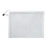 Bolsa de Documentos de Malla Transparente Multiespecificación Color Simple Almacenamiento Estudiante Oficina Bolsa de Archivos Gran Capacidad Puede Imprimir Logo