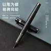 Caneta de Metal Yongsheng 9315 para Homens, Escritório, Negócios, Arte, Ponta Cônica, Caligrafia, Caneta Dura, Caneta com Cartucho de Tinta Substituível