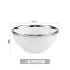 Tigela de Cerâmica com Aparência Sofisticada, Tigela de Arroz, Tigela para Comer, Luxo Acessível Tigela Prata-Branca para Macarrão, Tigela Pequena Doméstica, Tigela de Sobremesa, Tigela de Condimentos