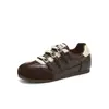 Zapatos retro de suela blanda estilo alemán para mujer, sencillos y versátiles, estilo béisbol, Otoño 2026, suela gruesa, cómodos de llevar, zapatos casuales para mujer