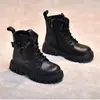 Comercio exterior nuevas botas de nieve para niños Zapatos de algodón engrosados de invierno para niños Botas para niños impermeables antideslizantes integradas de pelo para niñas lote