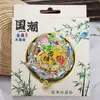 Ímã de Geladeira Rotativo de Três Camadas de Metal Atrações Turísticas da Cidade Presentes Culturais e Criativos Xiamen Chongqing Lembranças Tridimensionais Criativas