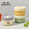 Tigela Suplemento Alimentar Bebê Doméstico 304, Resistente a Altas Temperaturas, Cozível no Vapor, Tigela Infantil de Camada Dupla, Tigela para Conservação de Pudim de Ovo Aquecida no Micro-ondas