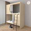 Litera, Cama de Doble Capa, Cama Infantil, Cama Alta, Cama Multifuncional, Cama Alta y Baja para Dormitorio, Cama Individual, Cama para Estudiantes