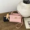 Moda de Primavera 2026 Transfronteriza Bolso de Mano Tipo Kelly para Mujer, Bolso de Hombro de Alta Gama de Moda, Bolso Cruzado Versátil