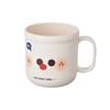 [Café con leche pequeño] Taza para hacer gárgaras Taza para hacer gárgaras de dibujos animados lindos Gran valor de color Hogar Plástico Niños Adultos Cepillo Cilindro