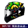 Exportación al por mayor de cascos integrales para motocicleta para hombres y mujeres, estilo retro, cascos de verano e invierno, seguridad Dot/3C, visor transparente