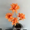 Floristería de Simulación de Boda Naranja Material de Flores Naranja Naranja Tema Arreglo de Lugar de Boda Hotel Arreglo de Flores de Plástico