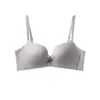 Sujetador Suave Sin Costuras para Mujeres con Pecho Pequeño, Push-Up, Anti-Caída, Transpirable, Cómodo, de Verano Sin Aros