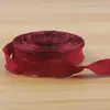 Fita Plissada Romântica de Alta Qualidade 2,5cm 40 Jardas Flor Presente Embalagem Floral Fita para Confeitaria de Bolo