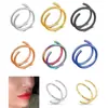 Argola de nariz dupla espiral em aço inoxidável 8mm Novo anel duplo de nariz Amazon