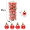 Venta al por mayor transfronteriza bola de Navidad a cuadros forma de diamante 3cm24PCS accesorios de decoración para árbol de Navidad regalo de Navidad