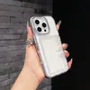Estojo de Cartão Arco-Íris Anti-queda Capa para Celular Adequado para Apple 16promax Transparente 15 Cartão Lateral 14/13 Cor Doce 16