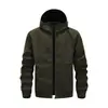 Chaqueta con capucha de marca nueva y moderna para primavera y otoño de 2026, Ropa de trabajo personalizada para exteriores para hombre, Abrigo cortavientos de estilo japonés de corte holgado