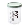 Bote Hermético para Granos de Cocina Caja de Plástico para Almacenamiento de Alimentos Bote para Almacenamiento de Snacks y Productos Secos Bote para Almacenamiento de Frijoles y Azúcar Blanco
