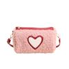 Bolso bandolera sencillo estilo coreano 2025 Bolso de hombro para mujer Otoño e Invierno Felpa personalizada Bolso Boston Nuevo Moda Lana de cordero