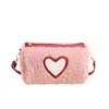 Bolso tipo almohada, Bolso cuadrado pequeño simple, Cuero de felpa retro original, Bolso cruzado dulce y genial, Bolso para mujer con diseño de nicho casual lindo