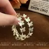 Fantasía de Mariposa ~ Estilo Milenial Dulces y Frescos Mariposa Metálica Pendientes Grandes Exagerados Europeos y Americanos Personalizados Pendientes de Alta Gama Accesorios