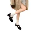 Sapatos de Lã com Bico Redondo, Boca Rasa com Pérolas e Laço para Mulheres, Sapatilhas Ballet Macias de Uma Perna, Estilo Pequeno Perfumado para Mulheres