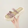 Zapatos de Plataforma para Mujeres Bajitas Verano 2026 Nuevo Estilo Cómodos Modernos Versátiles Estilo Hada Sandalias de Uso Bidireccional para Mujer