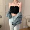 Novo estilo de renda sexy Spice Girl lindas costas camisola colete roupa íntima feminina combinando top tubo envolvente peitoral anti-corrida fundo leve roupa externa